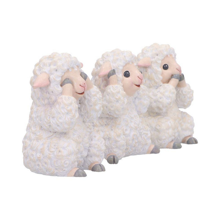 Three Wise Sheep Figurines by Nemesis Now B7027M25