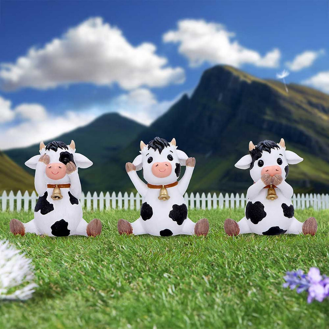 Three Wise Cows Figurines by Nemesis Now B7031M25