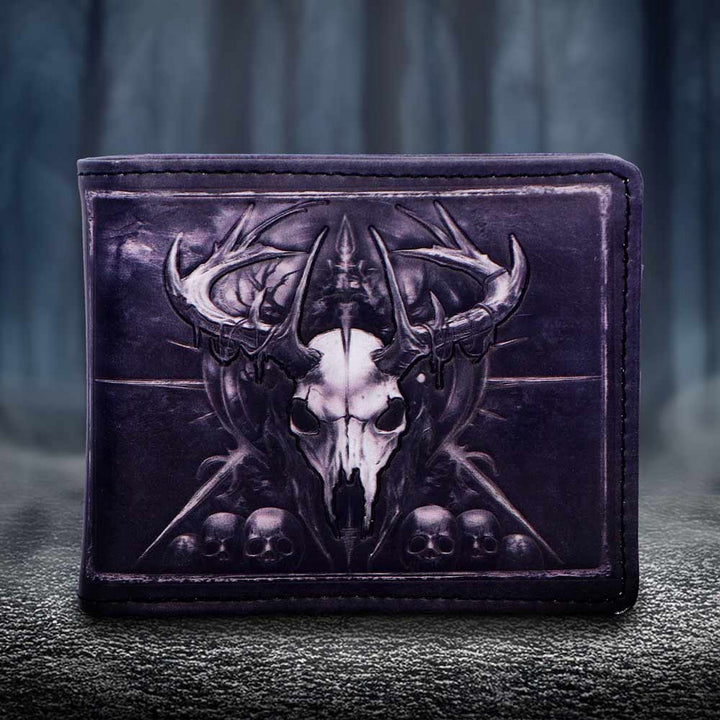 The Dark Augury Embossed Wallet 9.5cm B7136C25