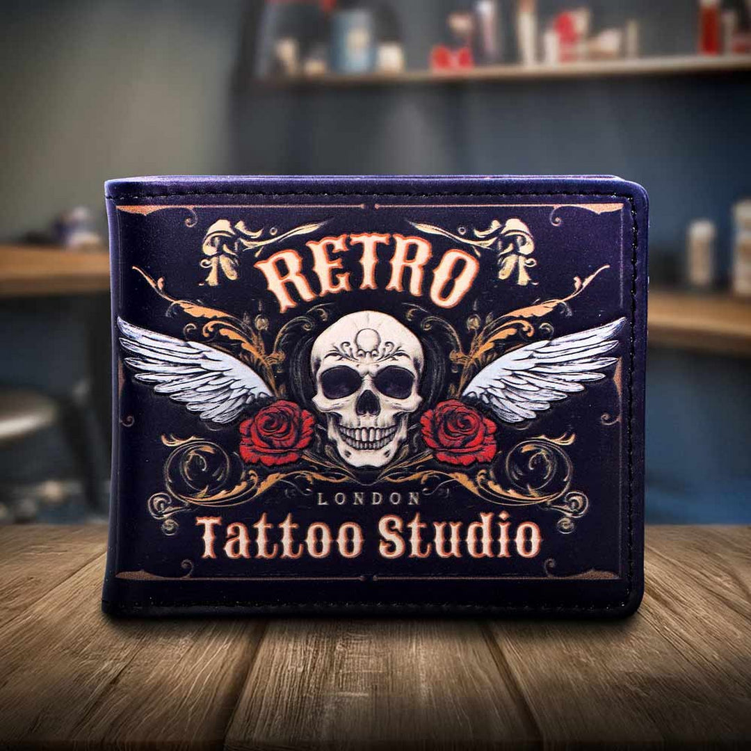 Retro Tattoo Studio Embossed Wallet 9.5cm B7137C25