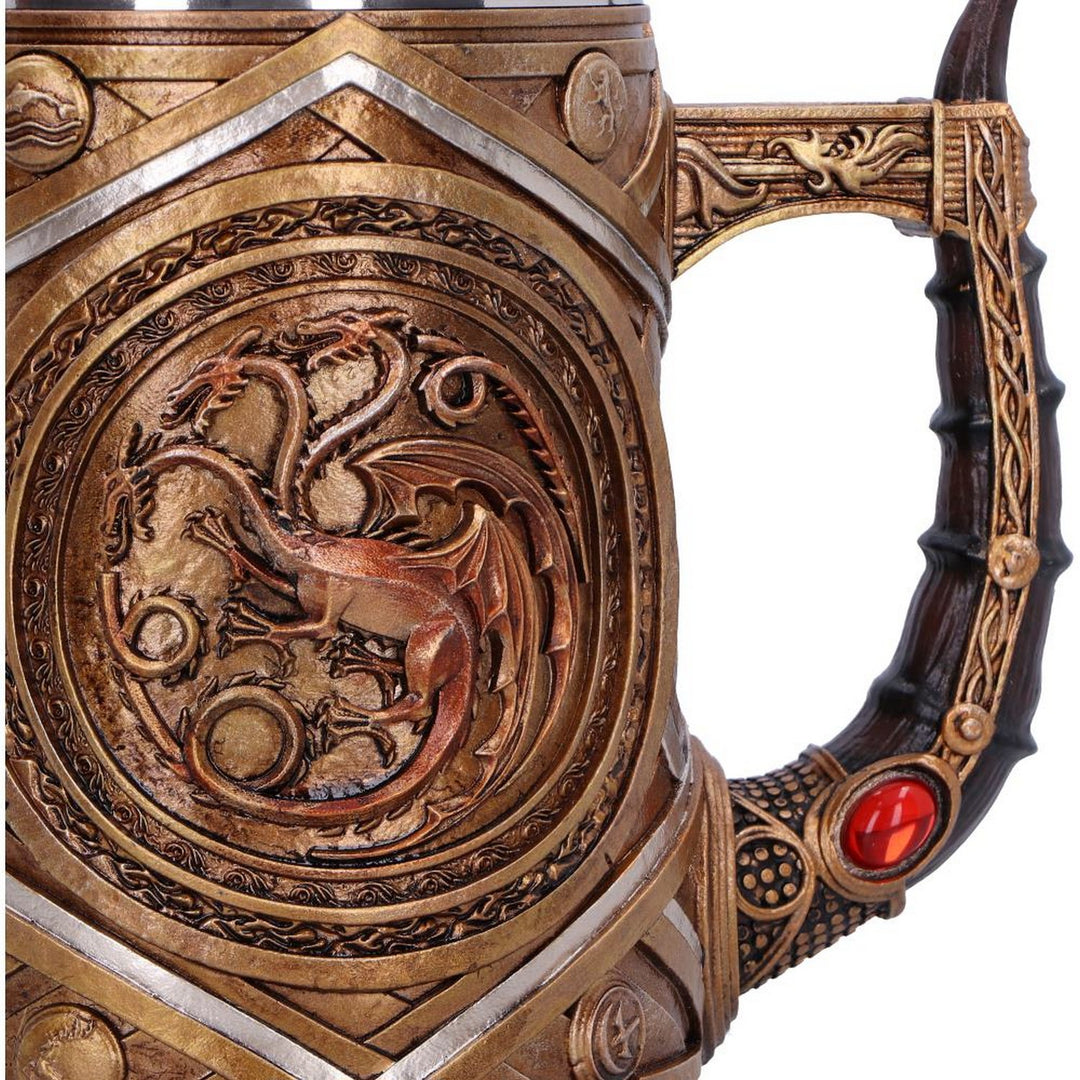 House of the Dragon Targaryen Crown and Dagger Tankard 16cm B7138C25
