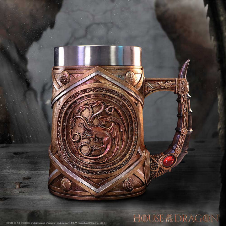House of the Dragon Targaryen Crown and Dagger Tankard 16cm B7138C25