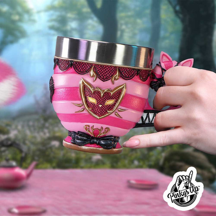 Pinkys Up Cheshire Cat Cup 10.5cm B7141C25
