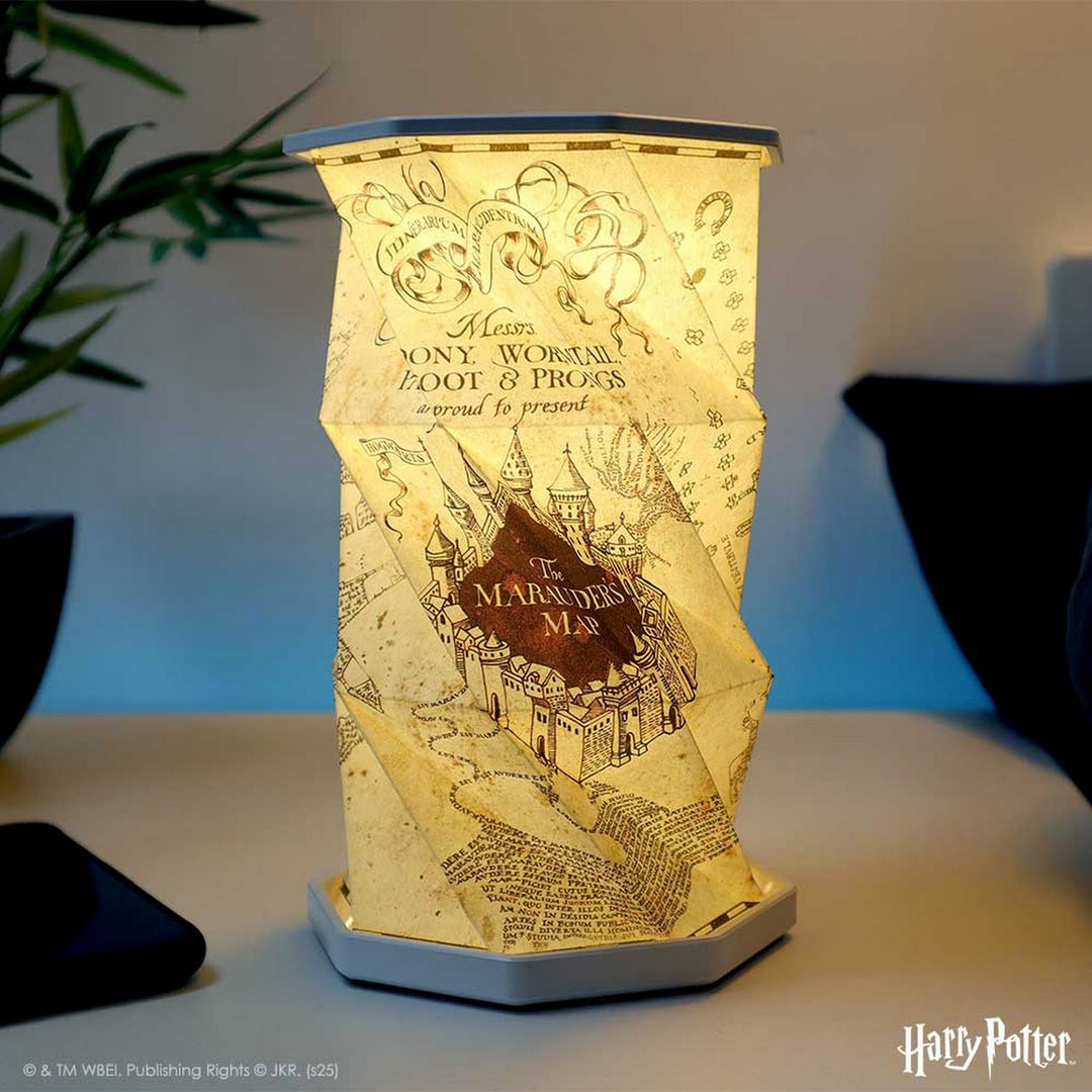 Harry Potter Marauders Map Foldable Lamp Rechargeable USB Powered B7155B25
