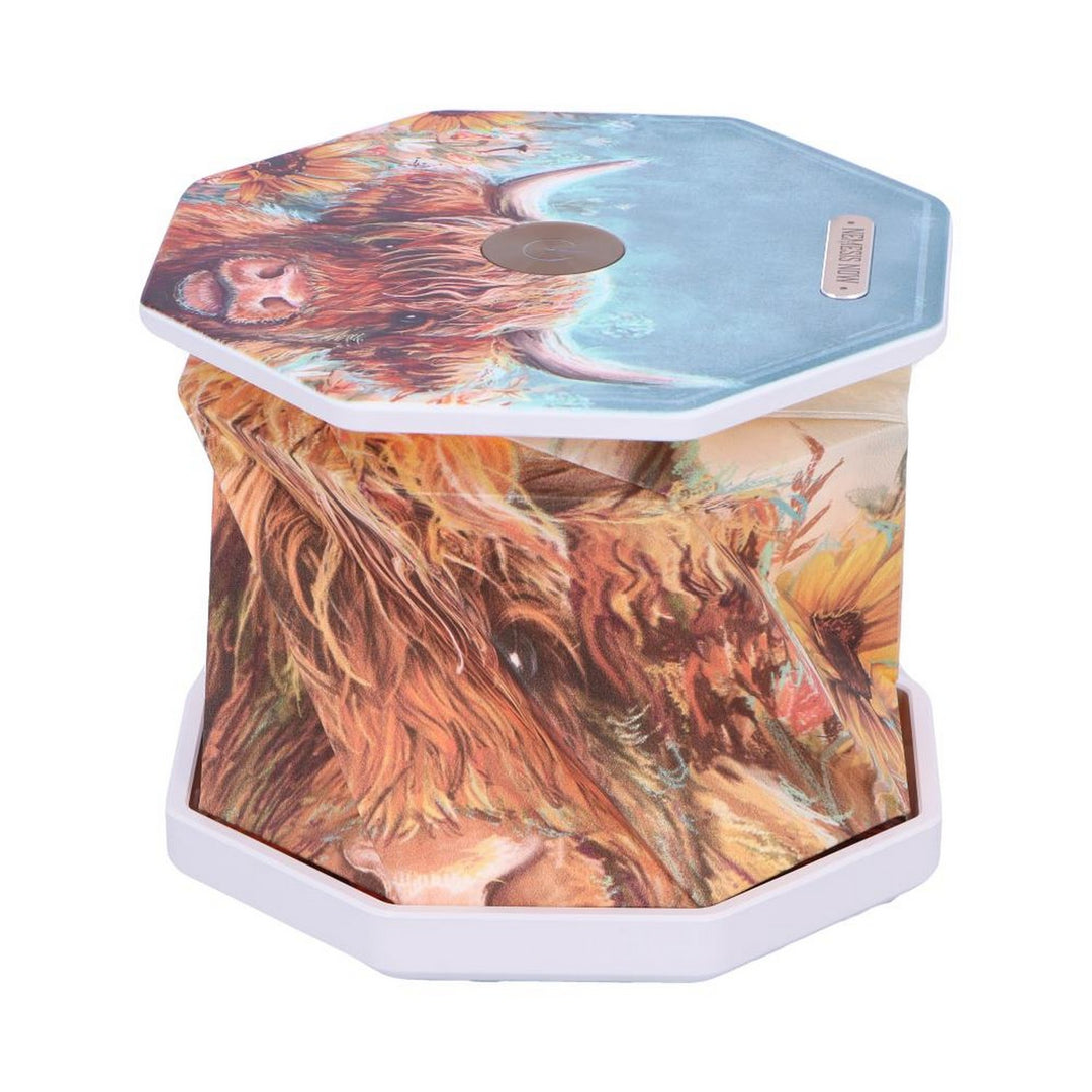Highland Cow Foldable Lamp Rechargeable USB Powered B7158B25