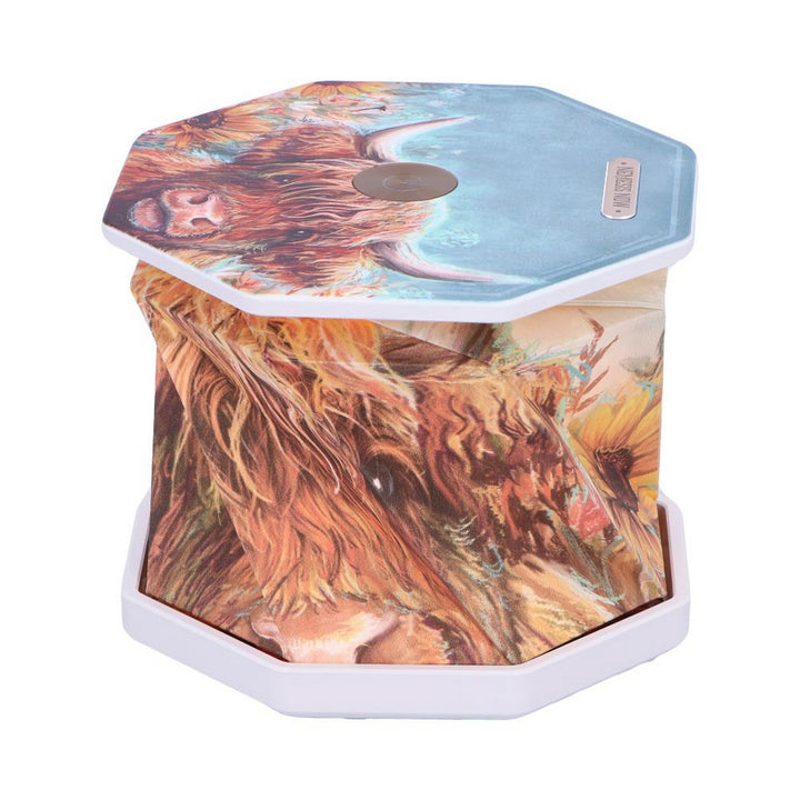 Highland Cow Foldable Lamp Rechargeable USB Powered B7158B25