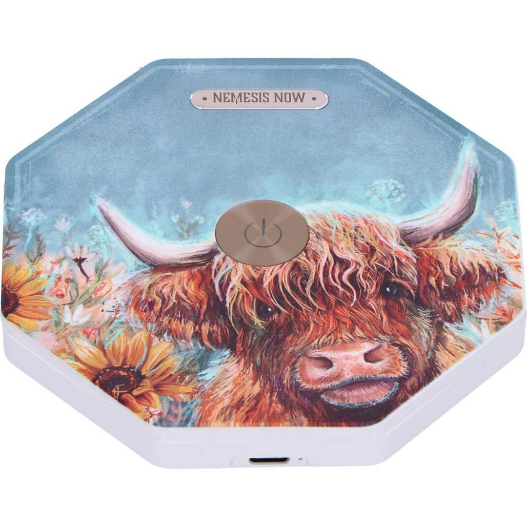 Highland Cow Foldable Lamp Rechargeable USB Powered B7158B25