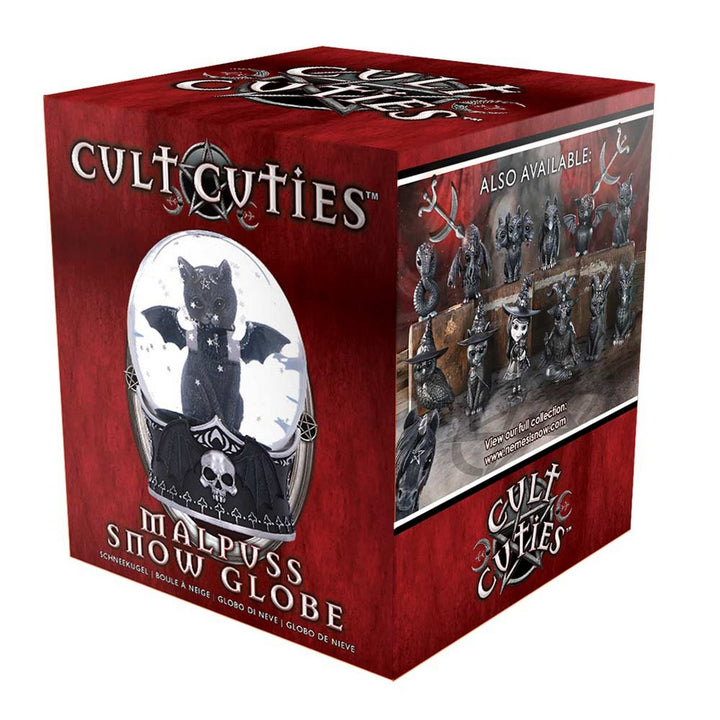 Cule Cuties Malpuss Snow Globe 13cm B7192C25