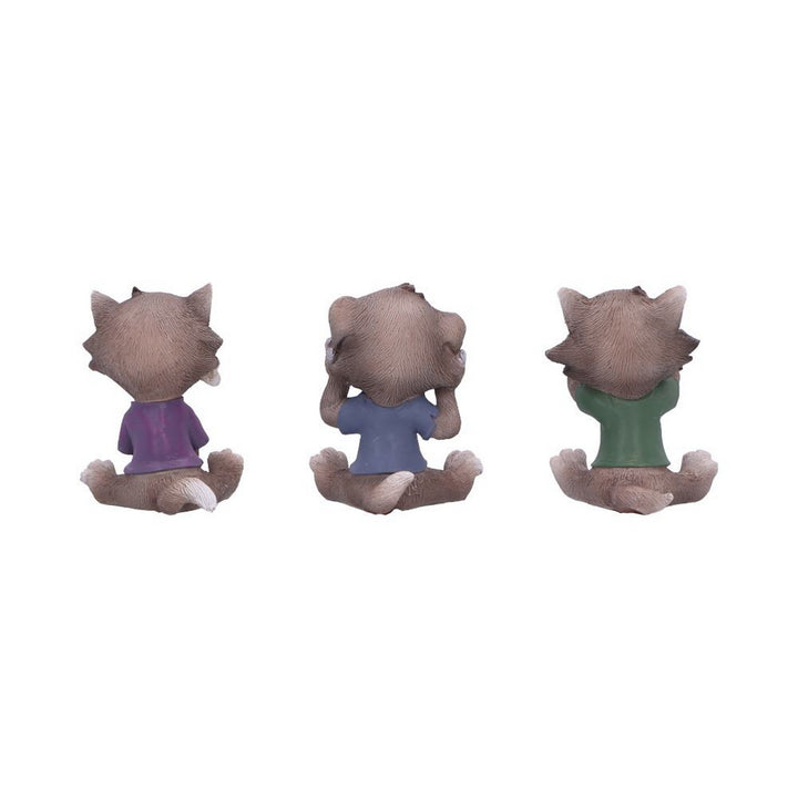 Three Wise Werewolf Collectible Figurines 7.5cm B7228C25