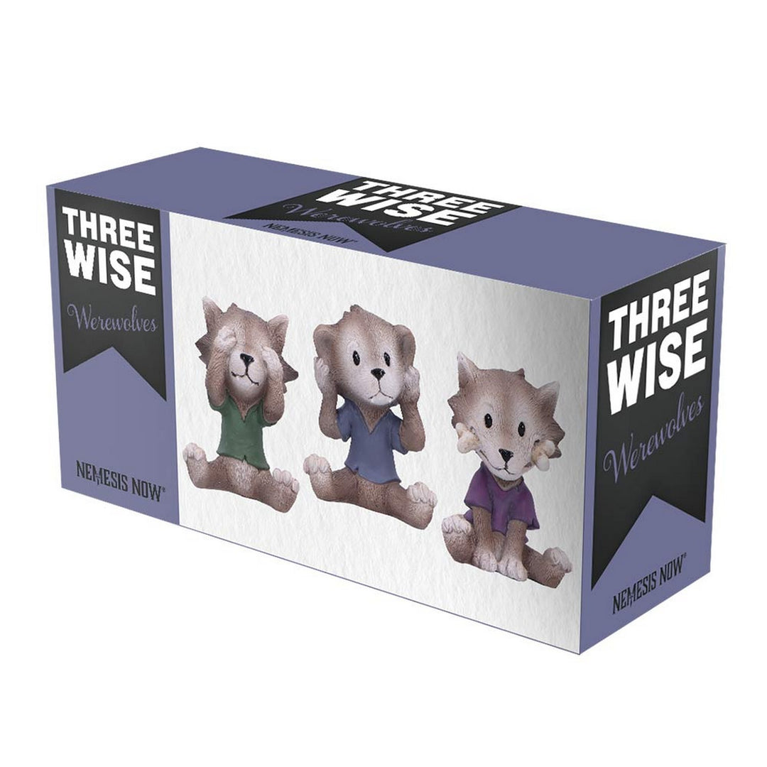 Three Wise Werewolf Collectible Figurines 7.5cm B7228C25