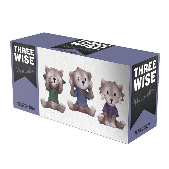 Three Wise Werewolf Collectible Figurines 7.5cm B7228C25