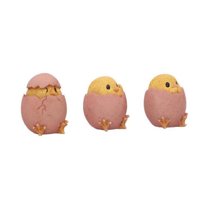 Three Wise Chicks Collectible Figurines 6.7cm B7232C25