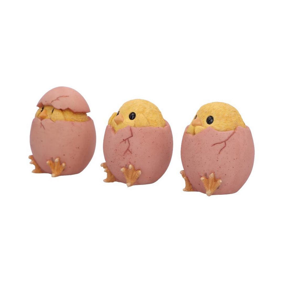 Three Wise Chicks Collectible Figurines 6.7cm B7232C25