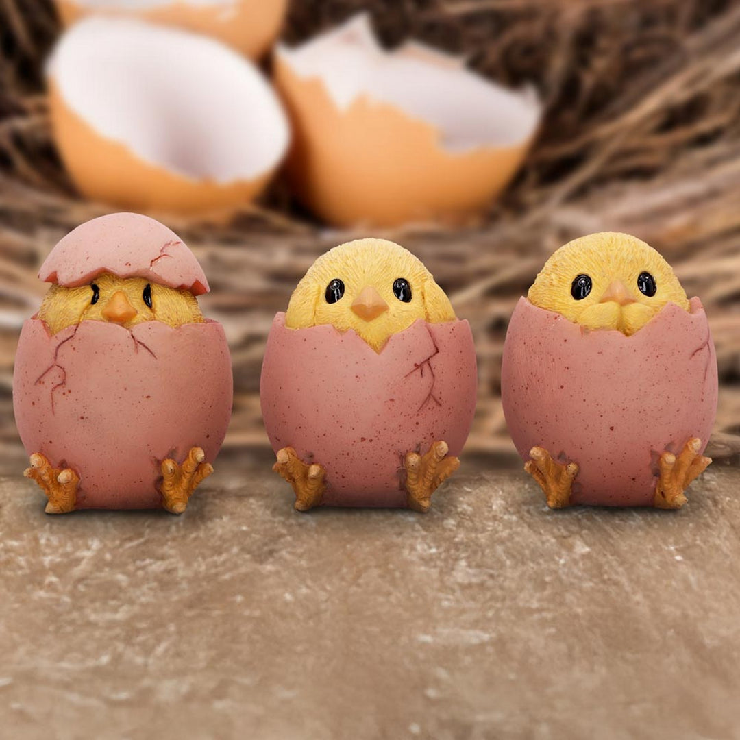 Three Wise Chicks Collectible Figurines 6.7cm B7232C25