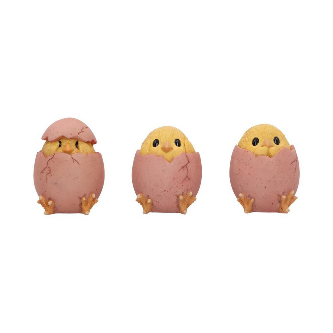 Three Wise Chicks Collectible Figurines 6.7cm B7232C25