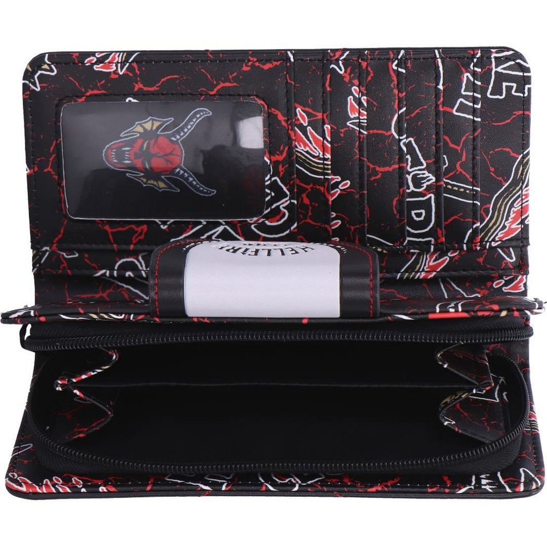 Stranger Things Hellfire Club Embossed Purse 10.5cm B7248C25