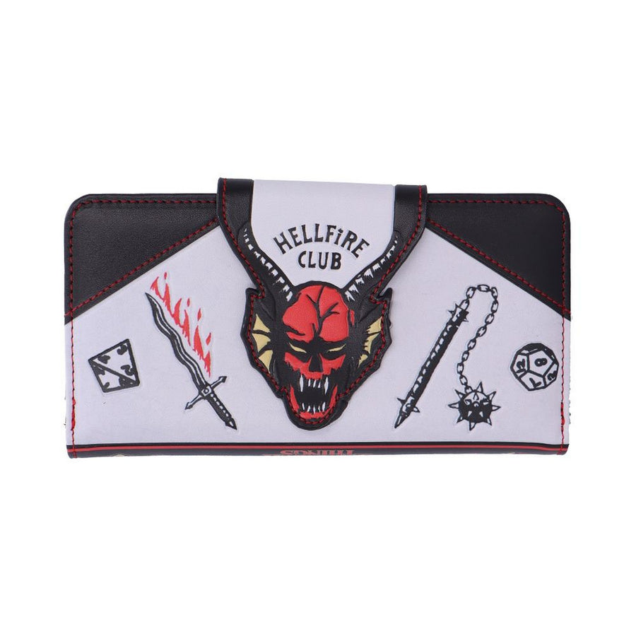 Stranger Things Hellfire Club Embossed Purse 10.5cm B7248C25