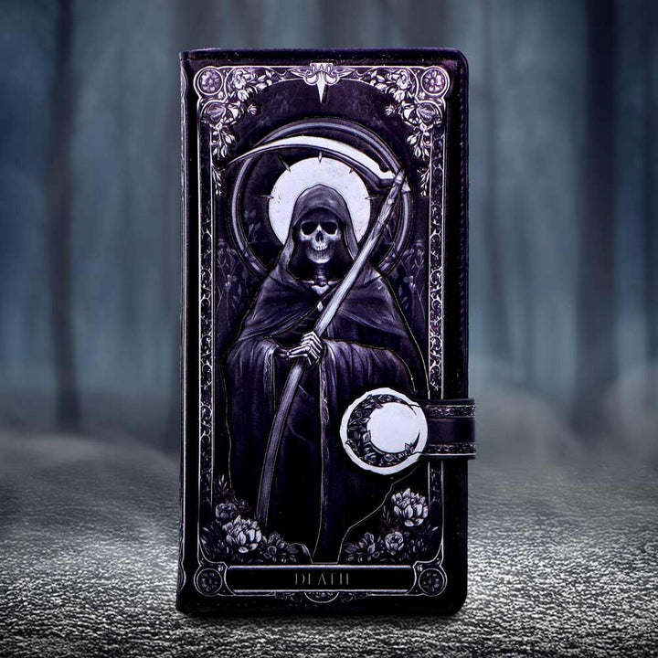 Skeleton Tarot Embossed Purse B7249C25