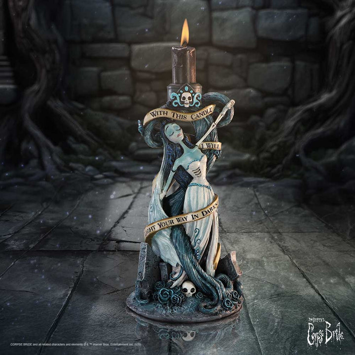 Corpse Bride - With This Candle Vow Candle Holder 19cm B7256C25