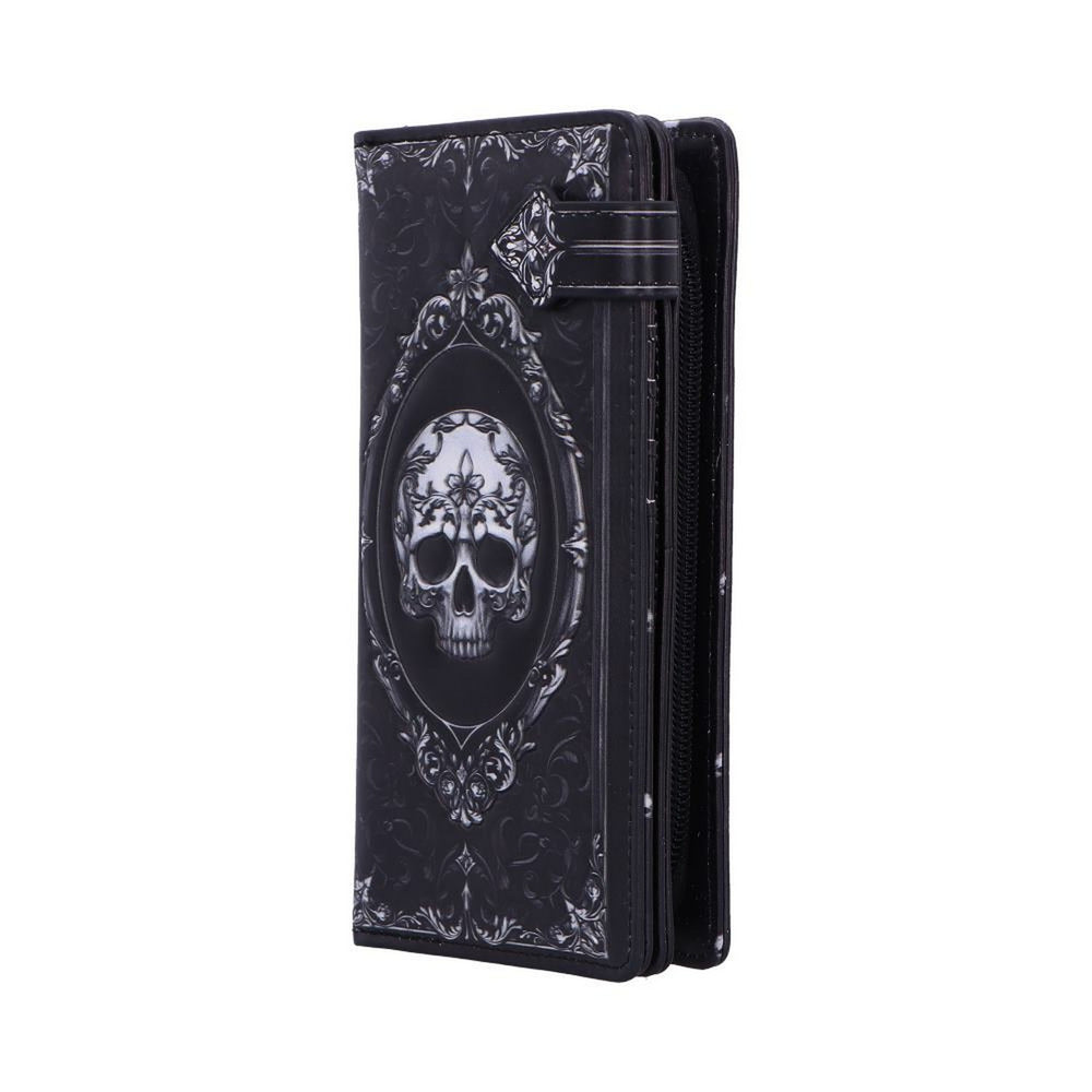 Baroque Skull Embossed Purse 18.5cm B7257C25