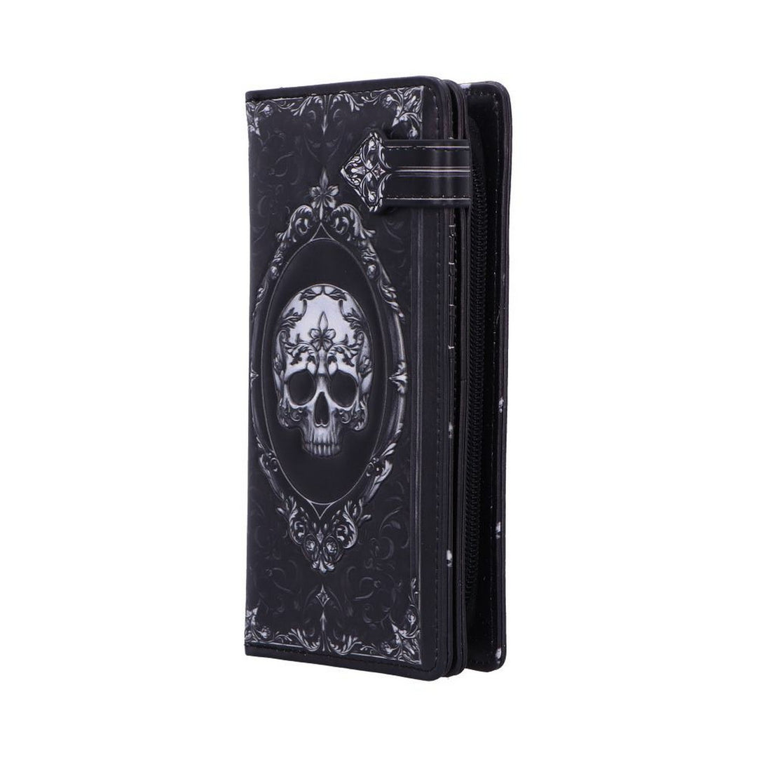 Baroque Skull Embossed Purse 18.5cm B7257C25