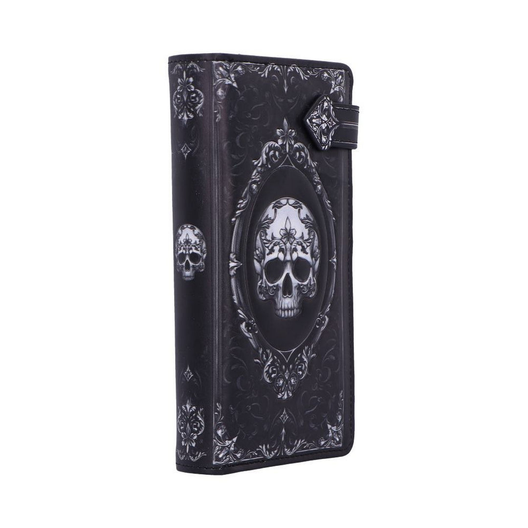 Baroque Skull Embossed Purse 18.5cm B7257C25