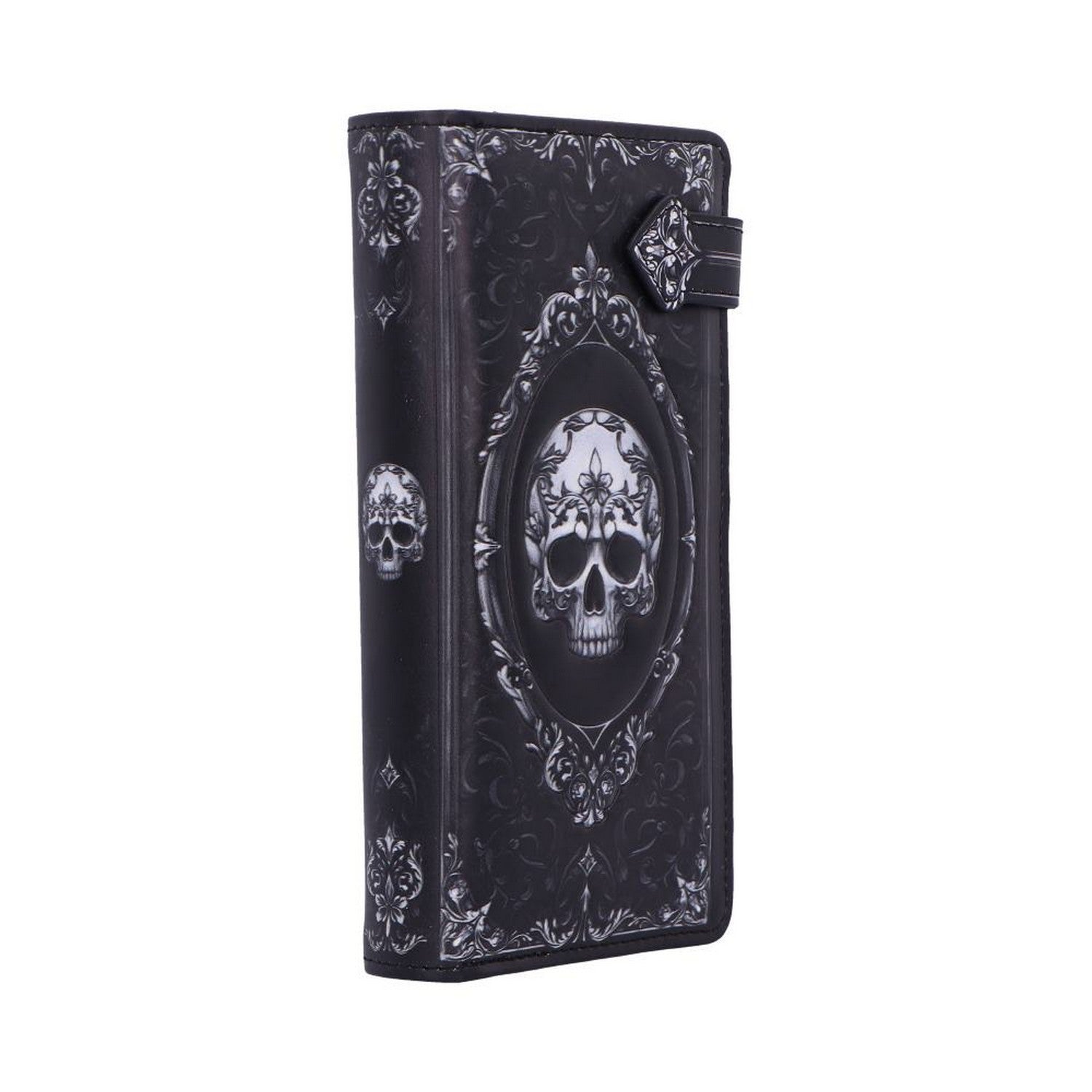Baroque Skull Embossed Purse 18.5cm B7257C25