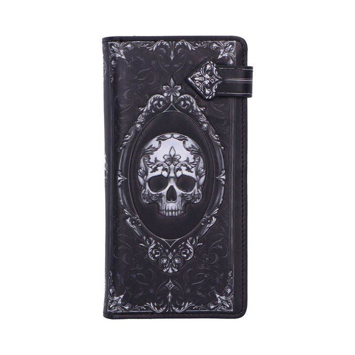 Baroque Skull Embossed Purse 18.5cm B7257C25