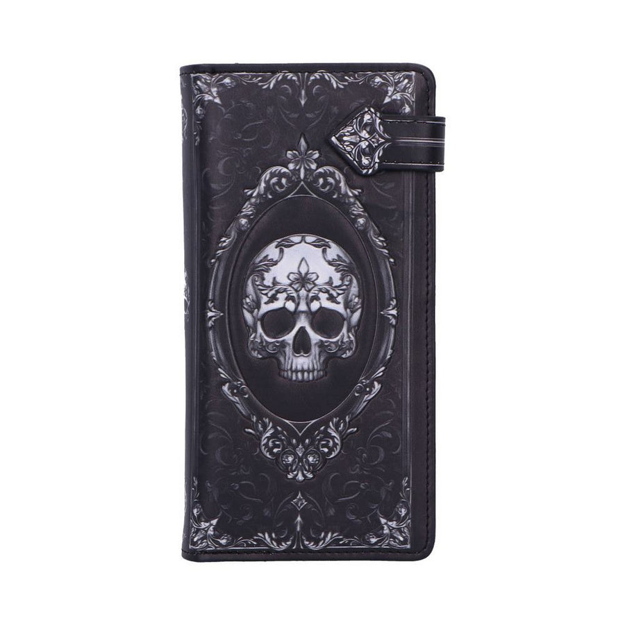 Baroque Skull Embossed Purse 18.5cm B7257C25