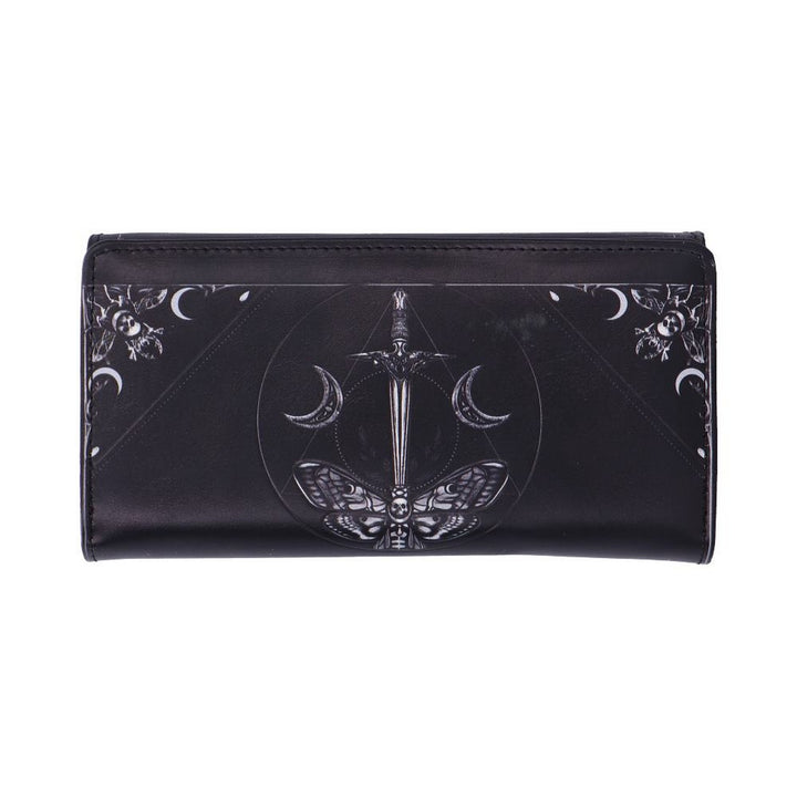 Deaths Head Moth Embossed Purse 9.5cm B7258C25
