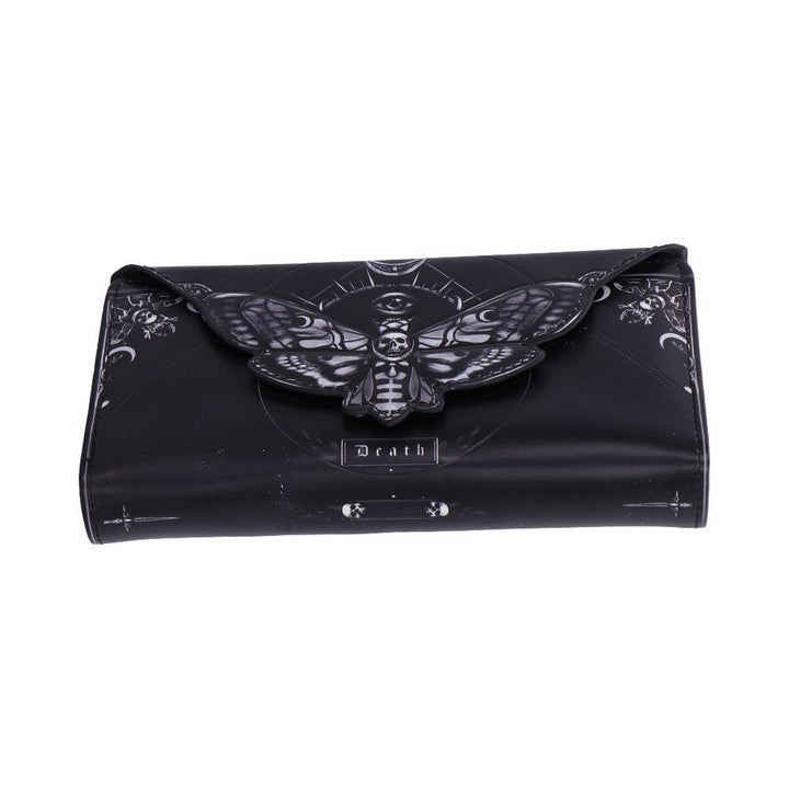 Deaths Head Moth Embossed Purse 9.5cm B7258C25