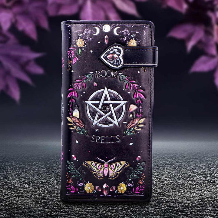 Book of Shadows Embossed Purse 18.5cm B7261C25