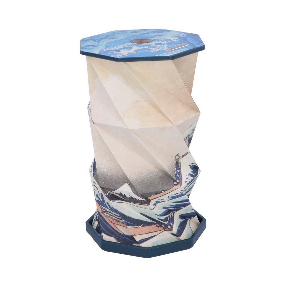 The Great Wave Off Kanagawa Foldable Lamp Rechargeable USB Powered 21cm B7316C25