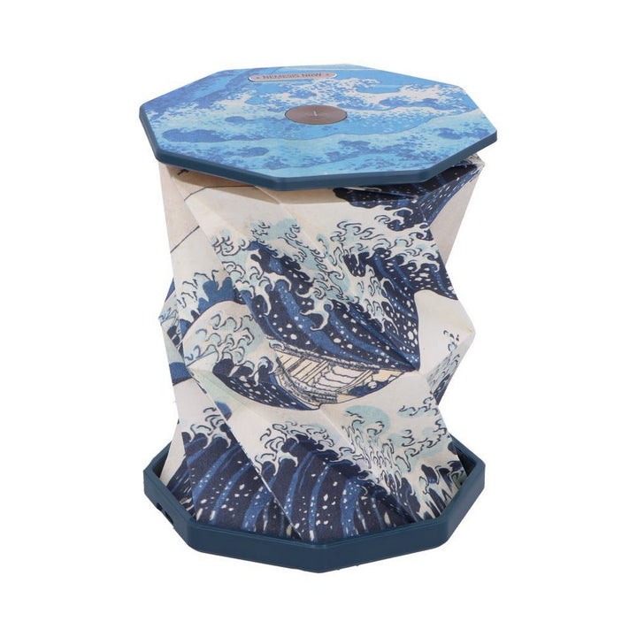 The Great Wave Off Kanagawa Foldable Lamp Rechargeable USB Powered 21cm B7316C25