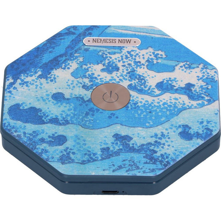 The Great Wave Off Kanagawa Foldable Lamp Rechargeable USB Powered 21cm B7316C25