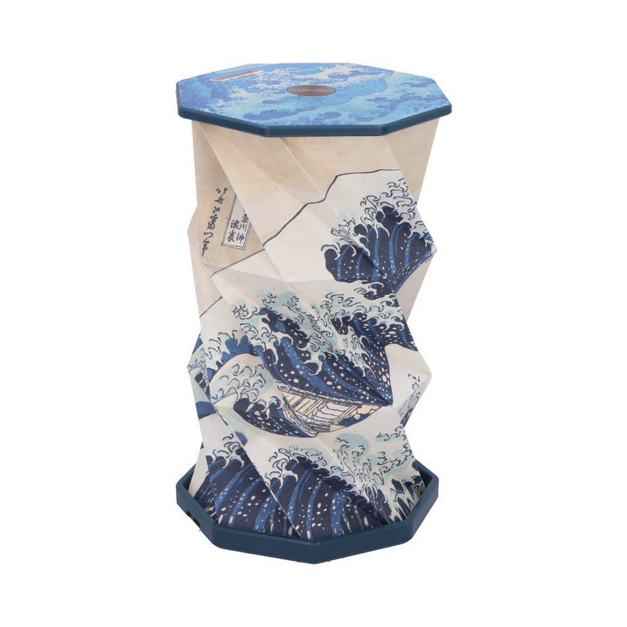 The Great Wave Off Kanagawa Foldable Lamp Rechargeable USB Powered 21cm B7316C25
