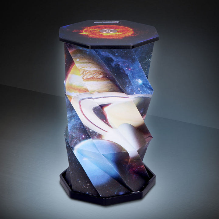 Solar System Foldable Lamp Rechargeable Powered USB 21cm B7317C25