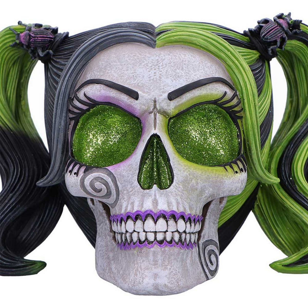 Drop Dead Gorgeous - Beetles and Bugs Skull 12.9cm B7327A26