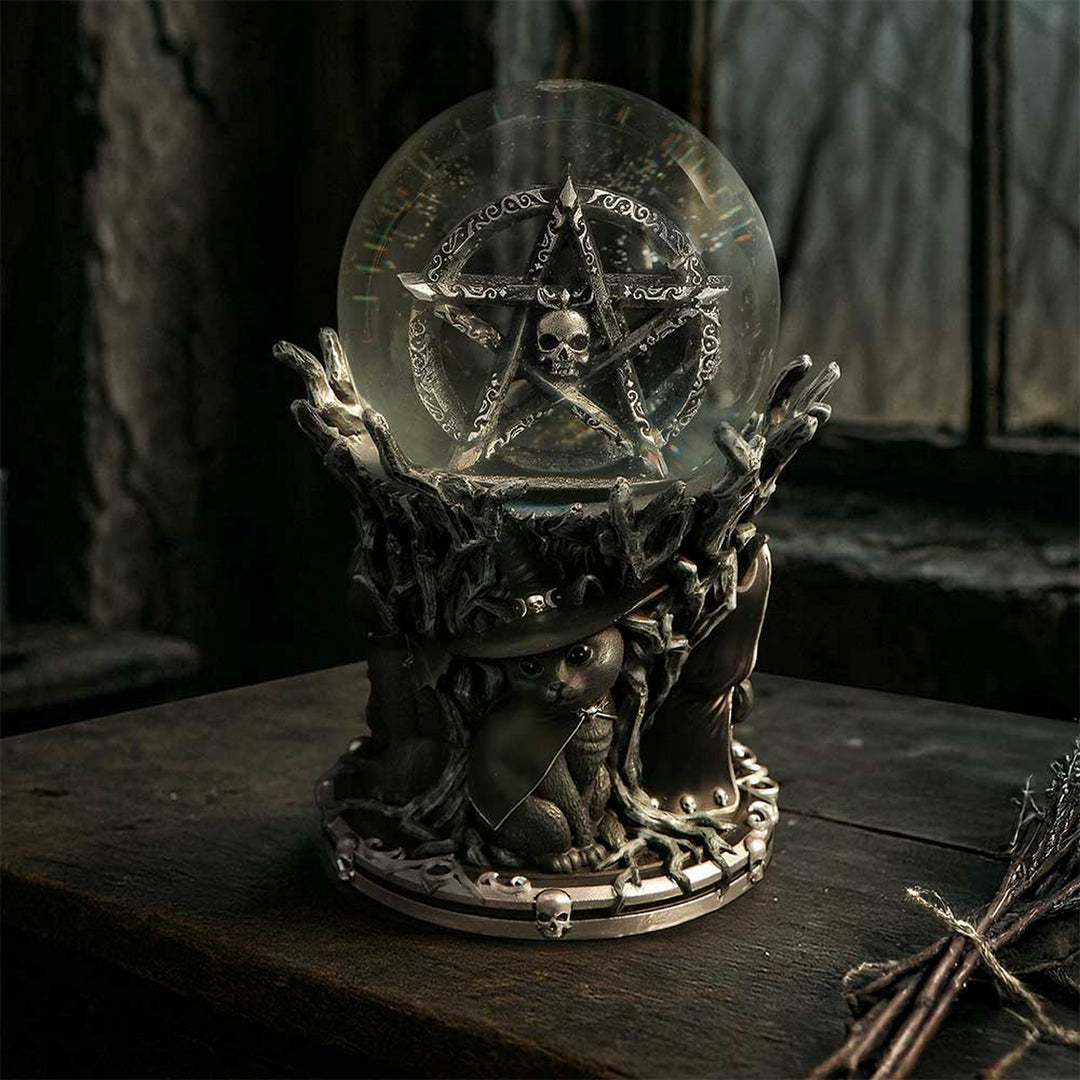 Cult Cuties Circle of Mischief Snow Globe 12cm B7330A26
