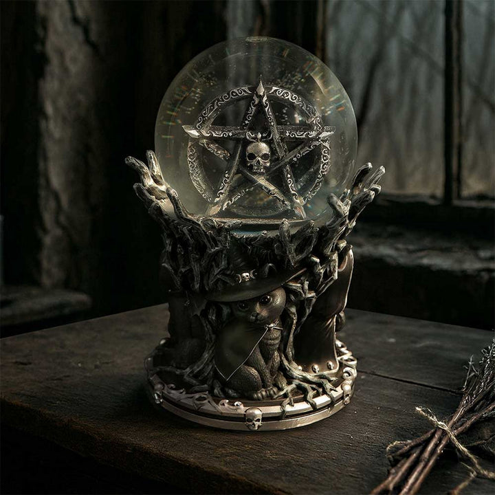 Cult Cuties Circle of Mischief Snow Globe 12cm B7330A26