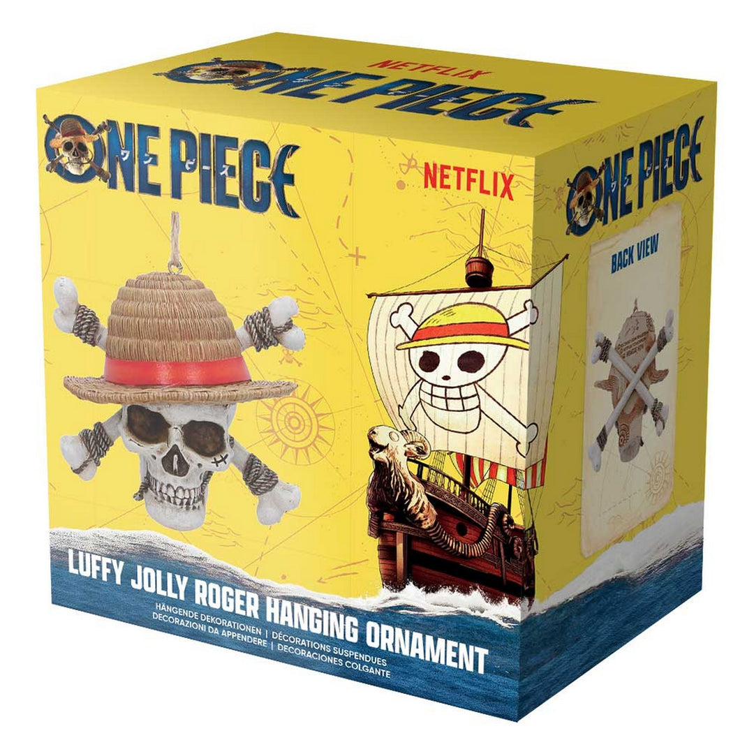 One Piece Luffy Jolly Roger Hanging Ornament 5cm B7358A26