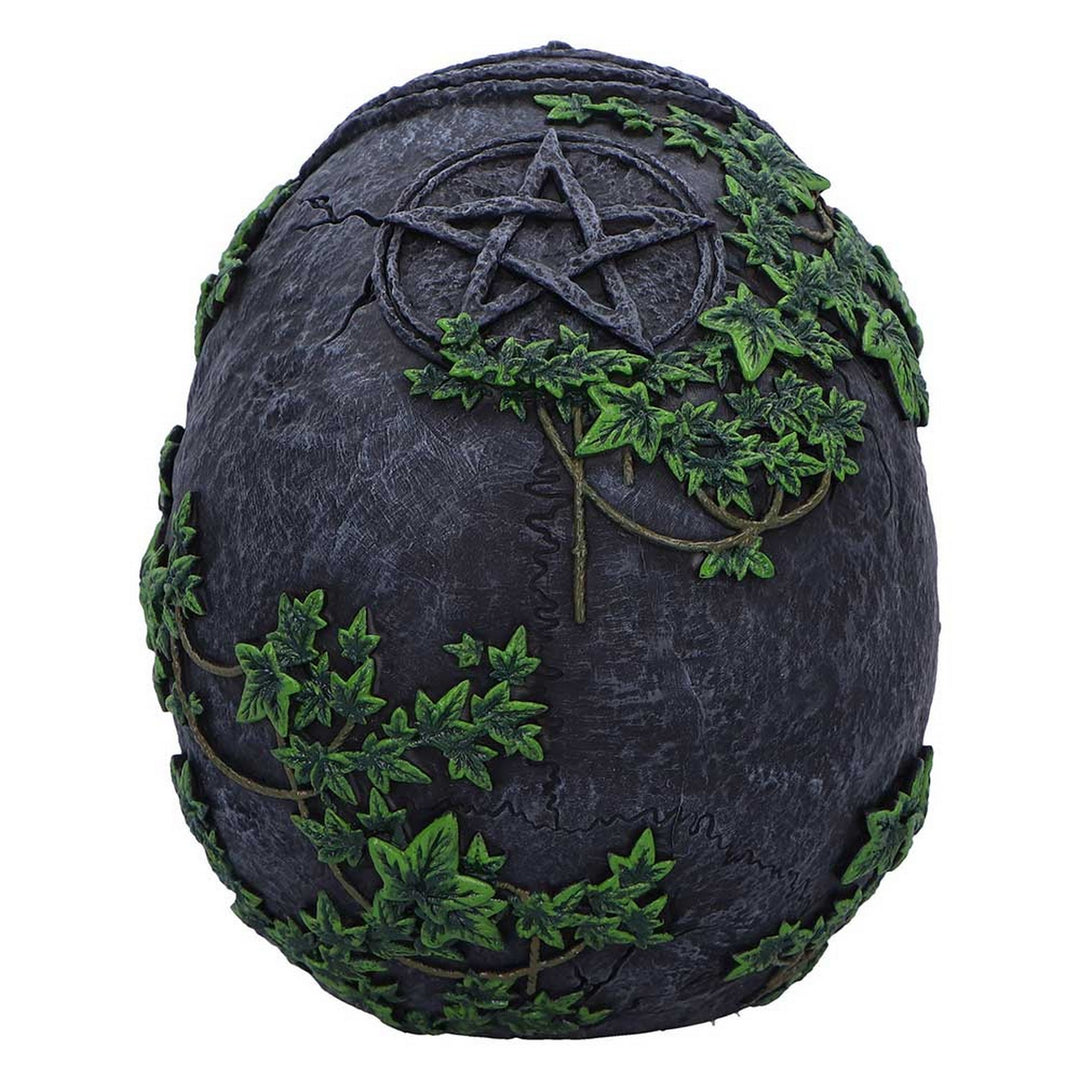 Aged Pentagram Skull Figurine B7366A26