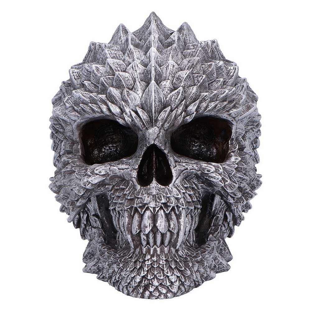Scaled Remains Skull Figurine 15.4cm B7369A26