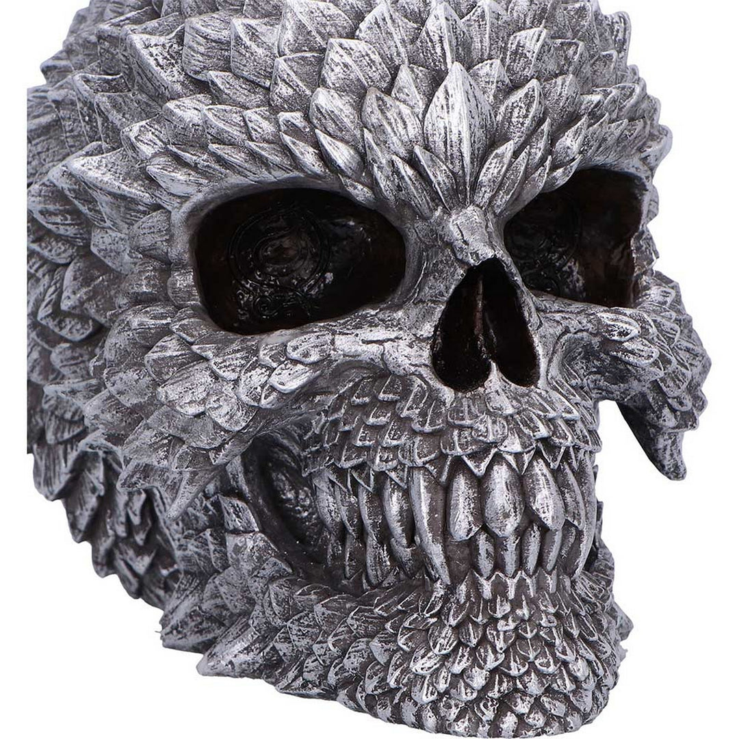 Scaled Remains Skull Figurine 15.4cm B7369A26