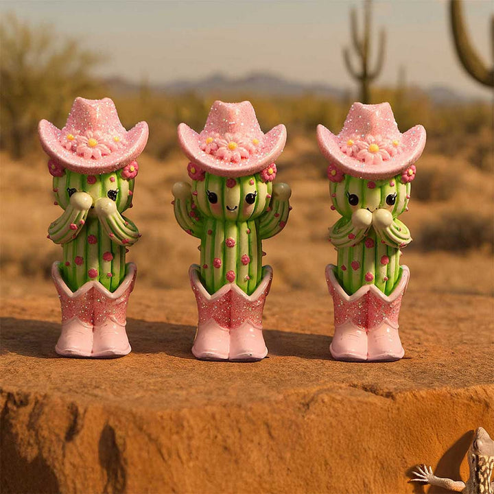 Three Wise Cacti 9.5cm B7370A26