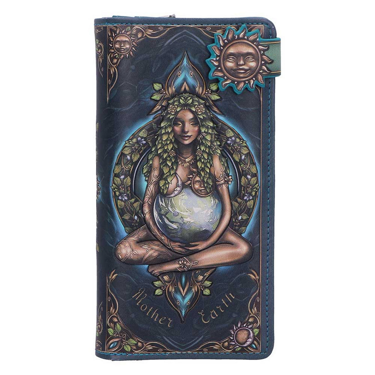 Mother Earth Embossed Purse 18.5cm B7371A26