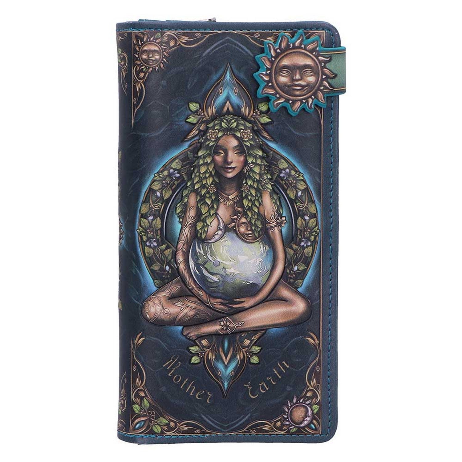 Mother Earth Embossed Purse 18.5cm B7371A26