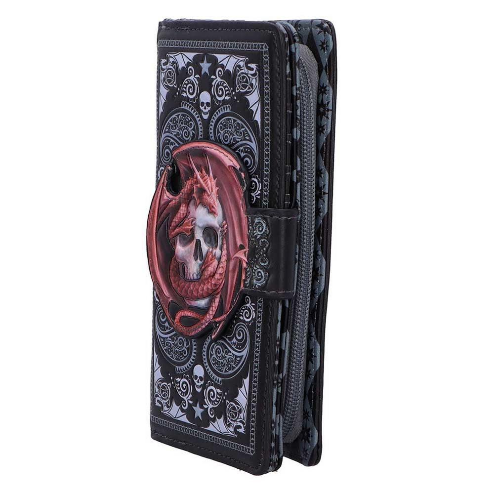 Skull Embrace Embossed Purse by Anne Stokes B7393A26