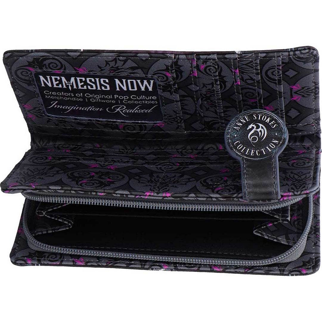 Unzipped Dragon Embossed Purse by Anne Stokes B7394A26