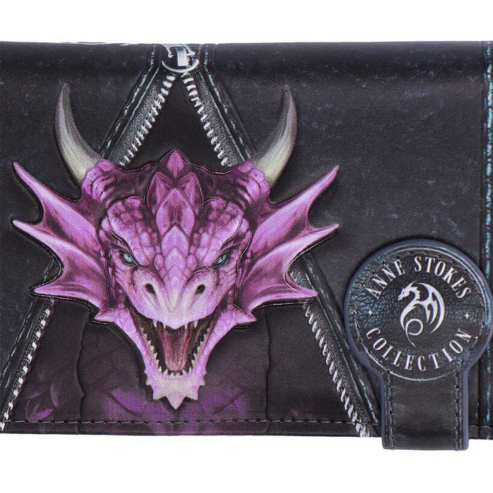 Unzipped Dragon Embossed Purse by Anne Stokes B7394A26